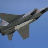 Multi-purpose-fighter-MiG-31-with-the-hypersonic-Kinzhal-rocket-on-the-military-parade